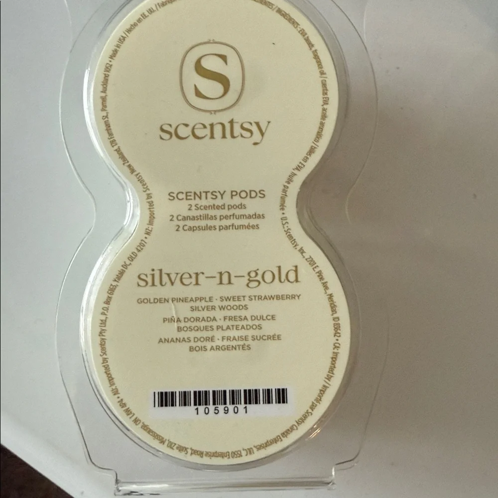 Scentsy Golden Crest Air Freshener - Silver and Gold - Picture 3 of 4